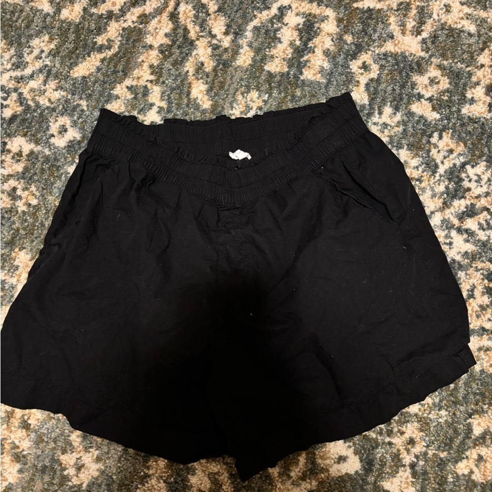 Aerie Black High Waist Athletic Shorts